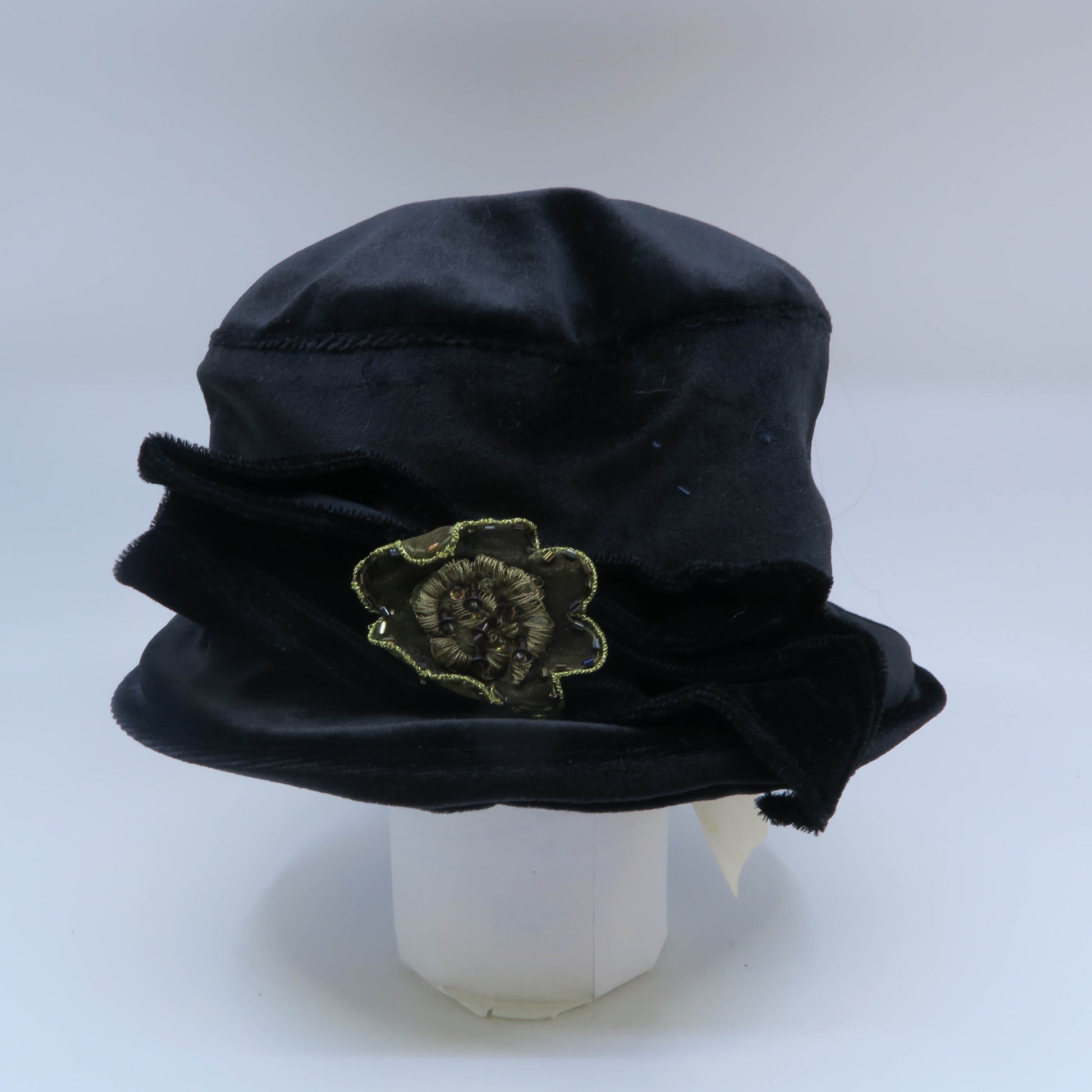 Carole Amper Girls Black Hat Size: 12-24 Months Black