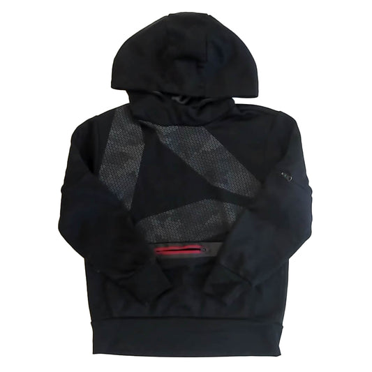 Reebok Boys Black Hoodie Size: 6-7 Years Black