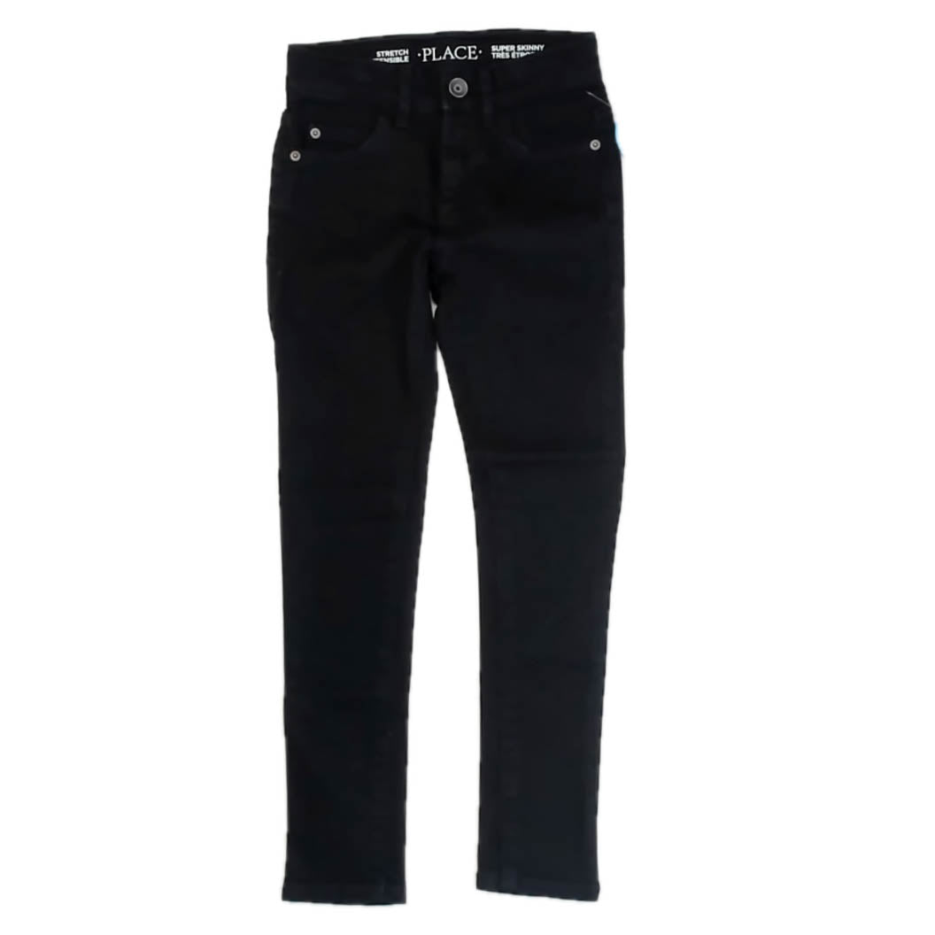 The Children's Place Boys Black Jeans Size: 7 Slim Black