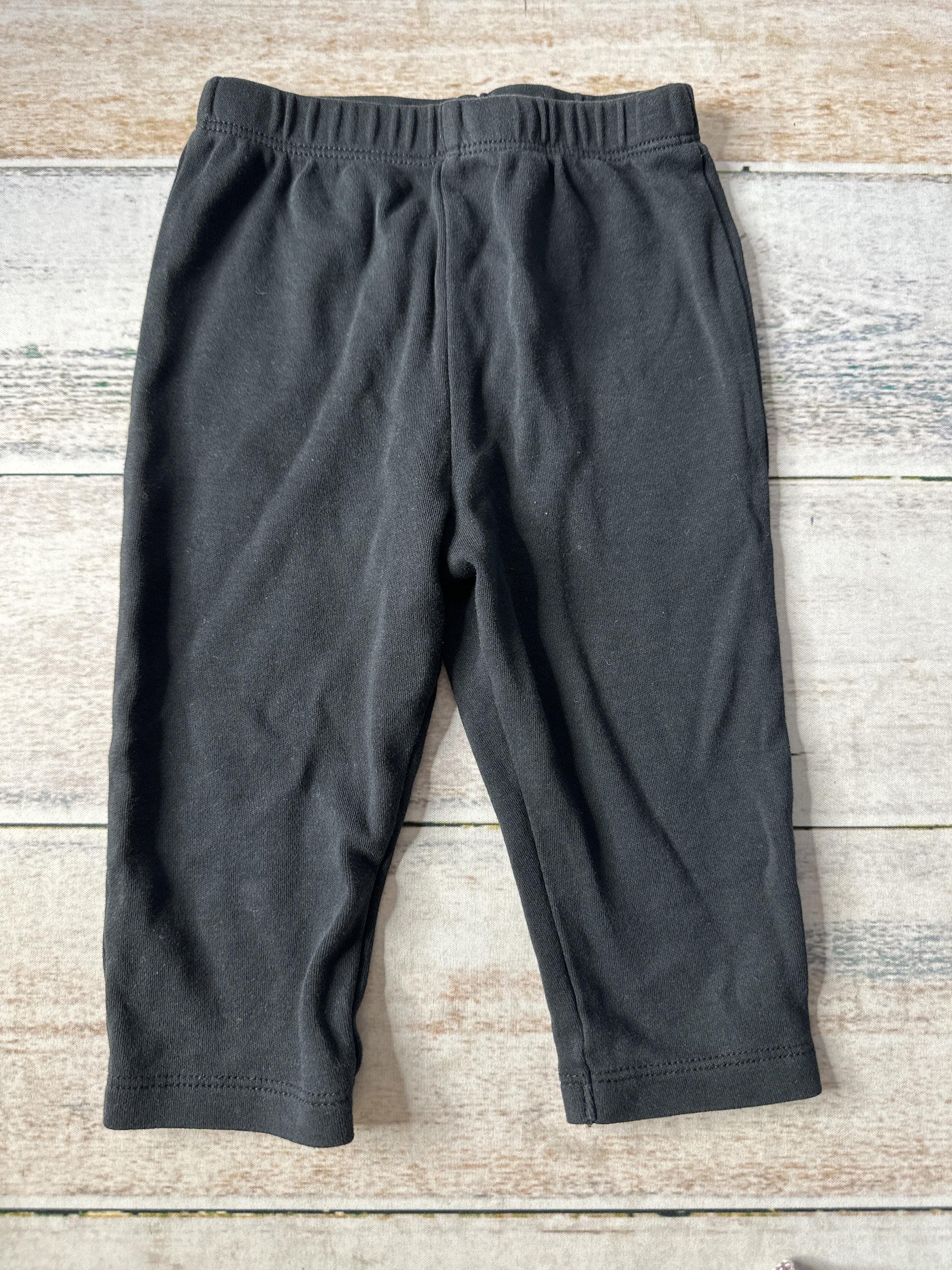 Unisex Black Pants Size: 12 months Black