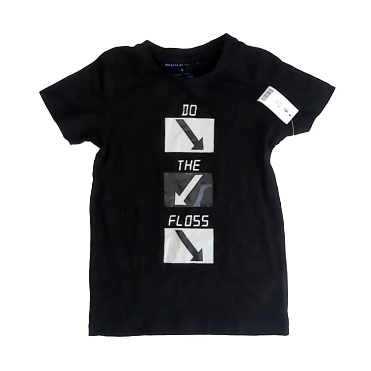 Rockets of Awesome Boys Black T-Shirt Size: 4T Black