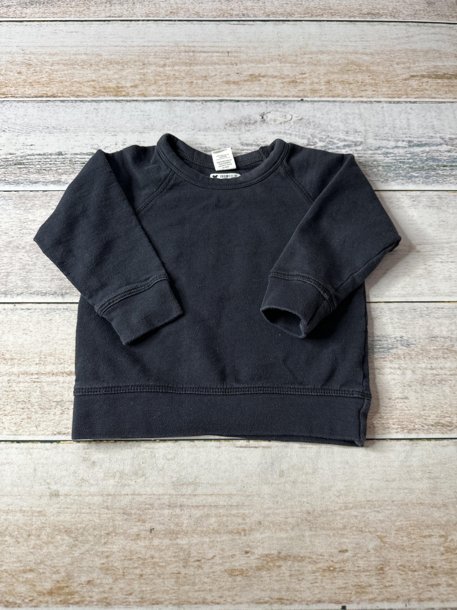 Colored Organics Unisex Black Sweater Size: 6-12 months Black