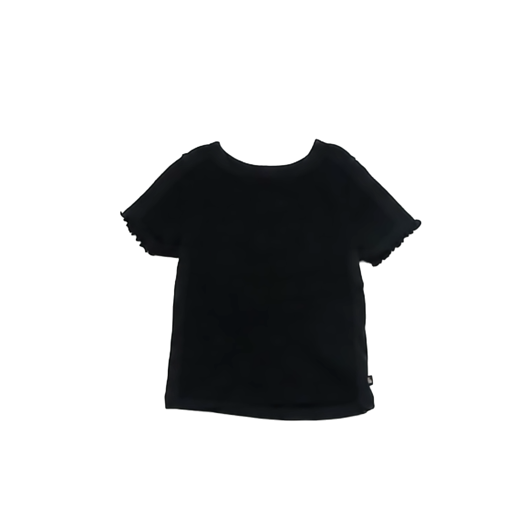 Gap Girls Black Short Sleeve Shirt Size: 3T Black