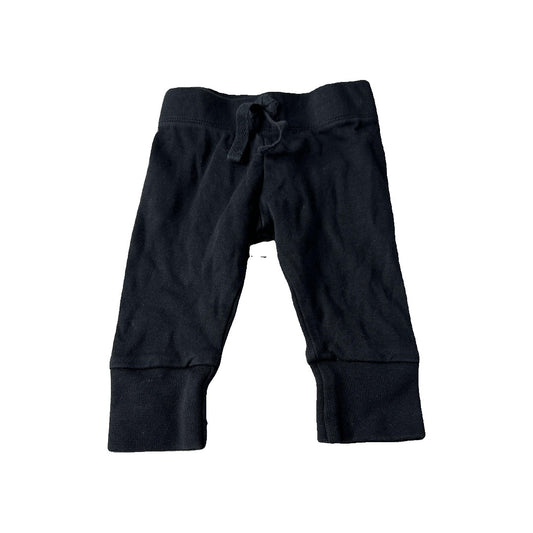 Colored Organics Unisex Black Pants Size: 0-3 months Black