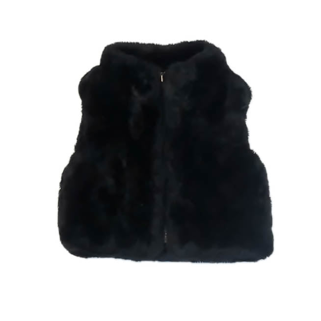 Obermeyer Girls Black Vest Size: 3-4T Black