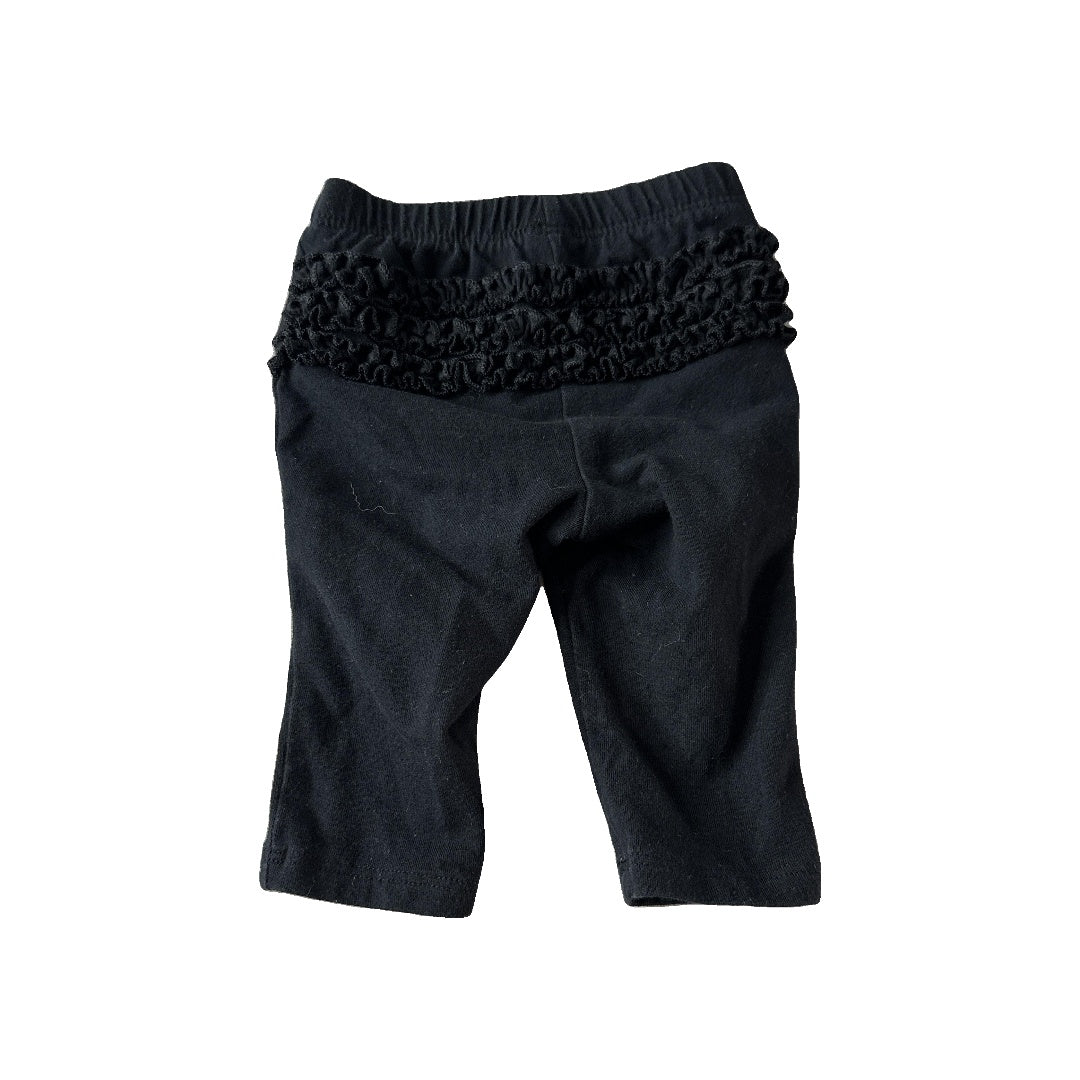 Old Navy Girls Black Pants Size: 3-6 months Black