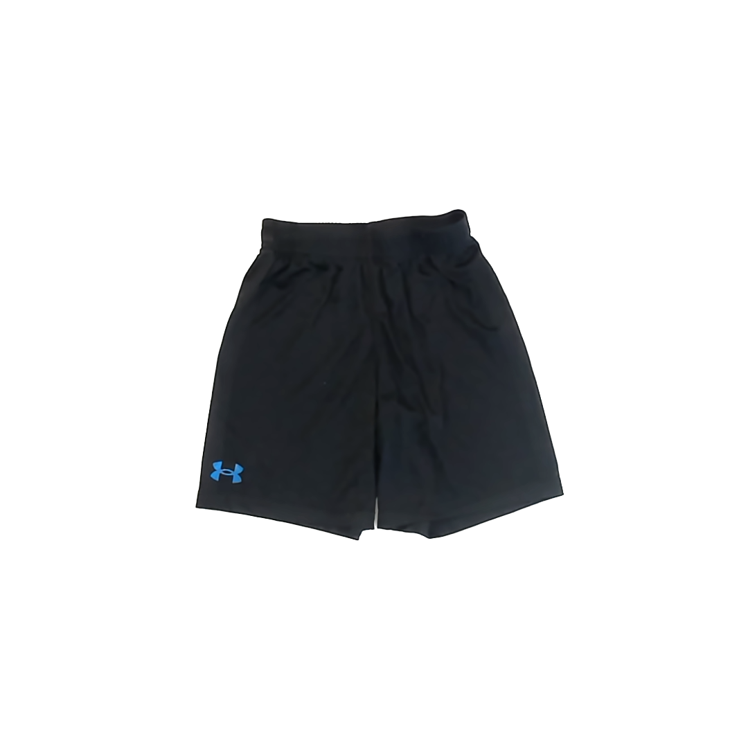 Under Armour Boys Black Athletic Shorts Size: 7 Years (YXS) Black