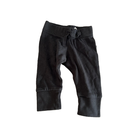 Colored Organics Unisex Black Pants Size: 0-3 months Black