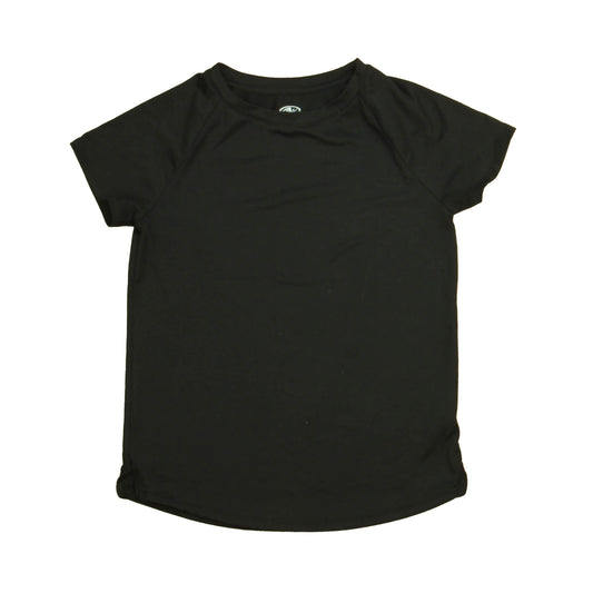 Athletic Works Girls Black Athletic Top Size: 7-8 Years