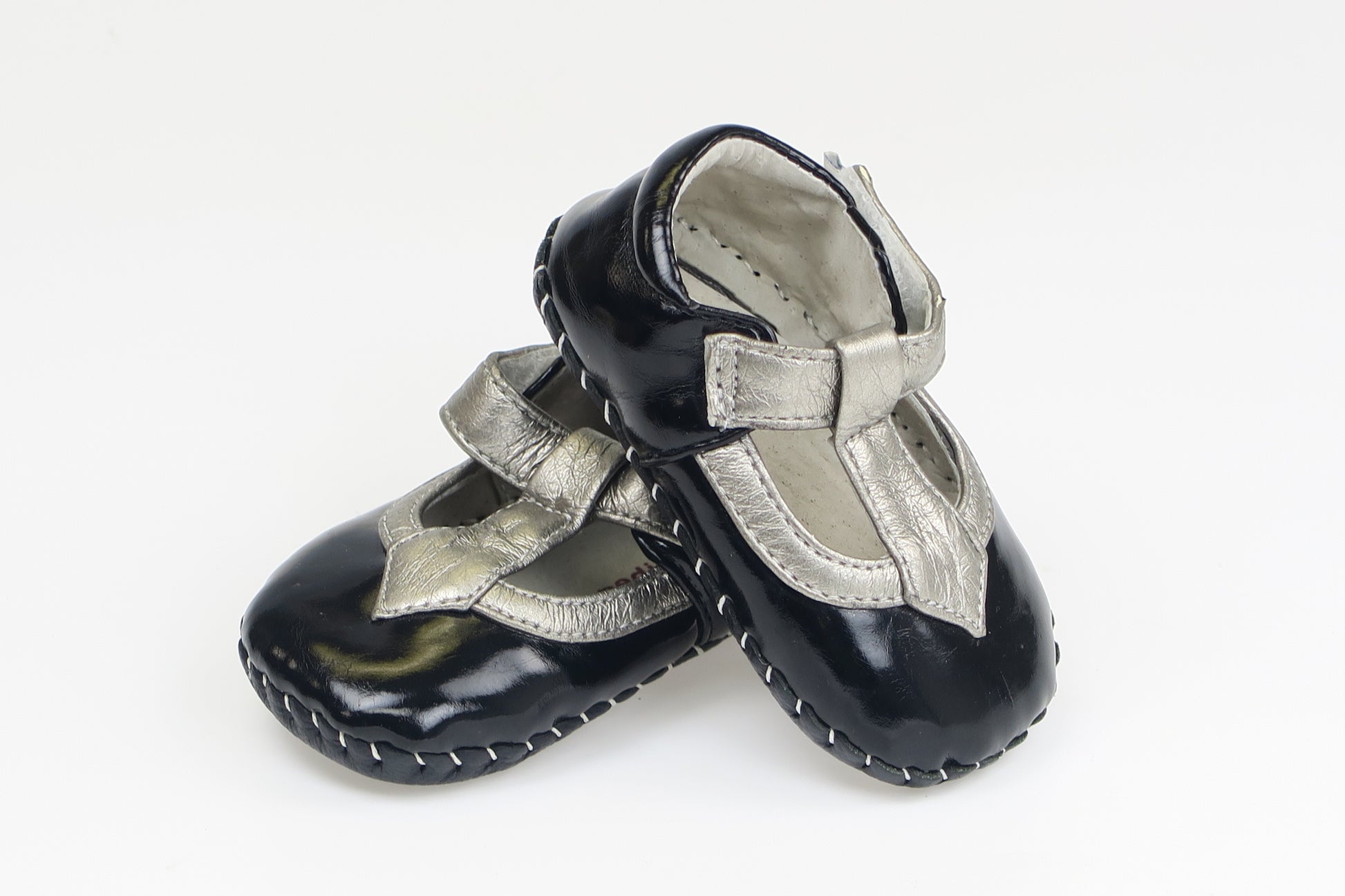 Pediped Girls Black Shoes Size: 0-6 Months Black