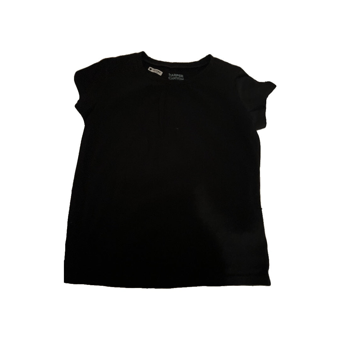 Harper Canyon Girls Black T-Shirt Size: 6 Black