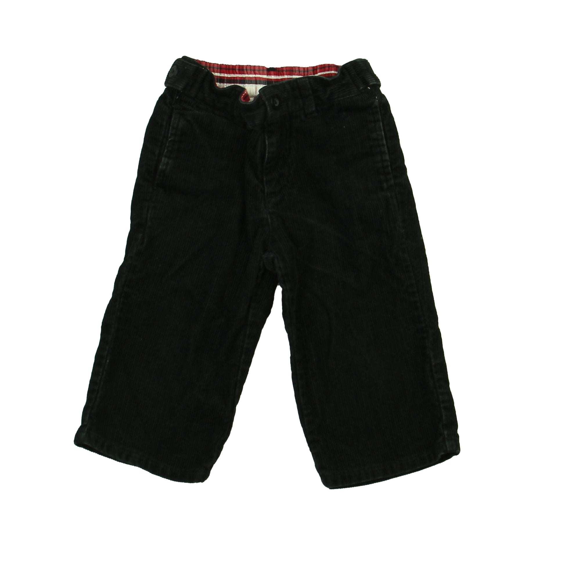 Janie & Jack Boys Black Corduroy Pants Size: 12-18 months Black