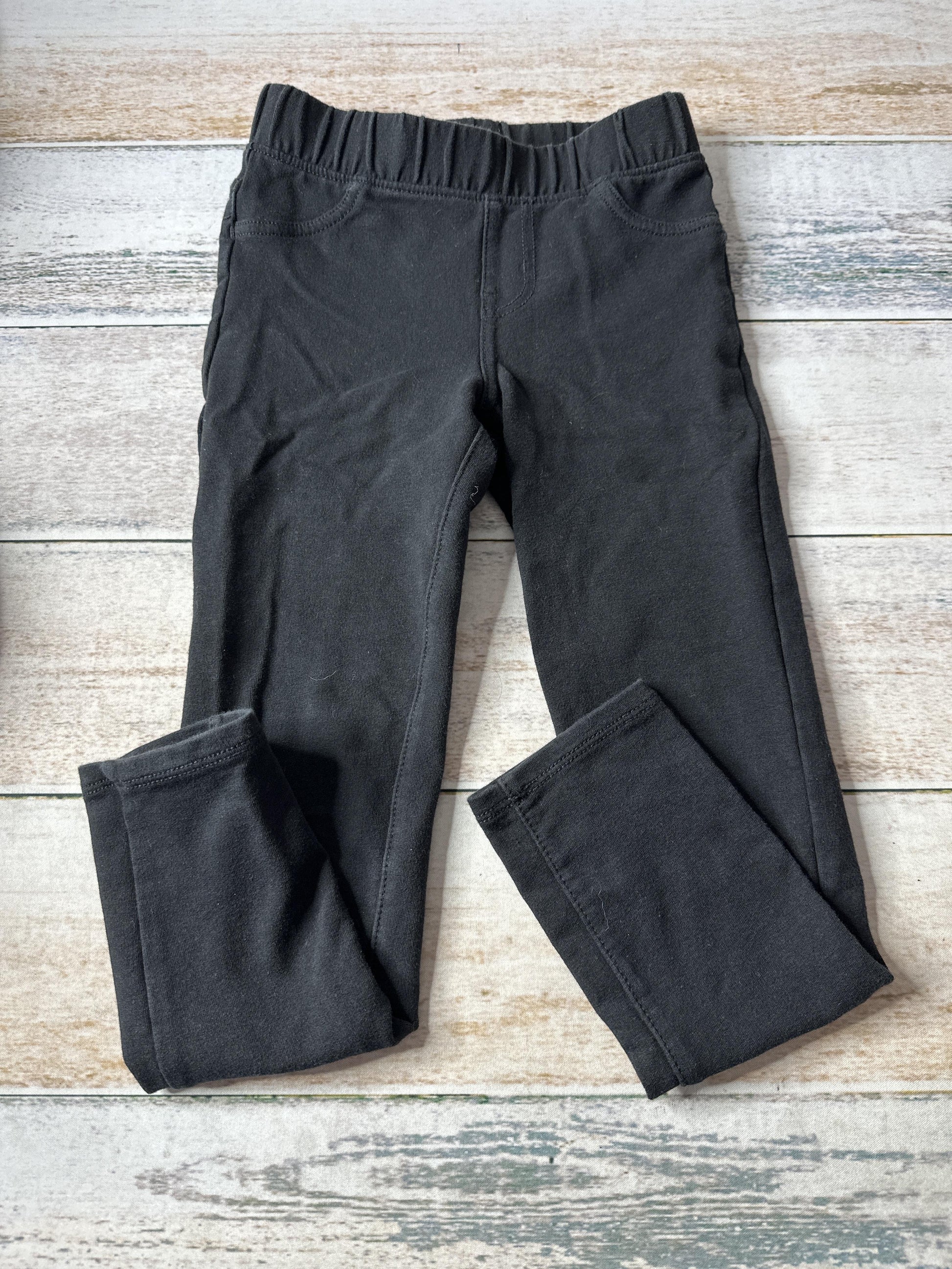 Cat & Jack Unisex Black Pants Size: 5 Black