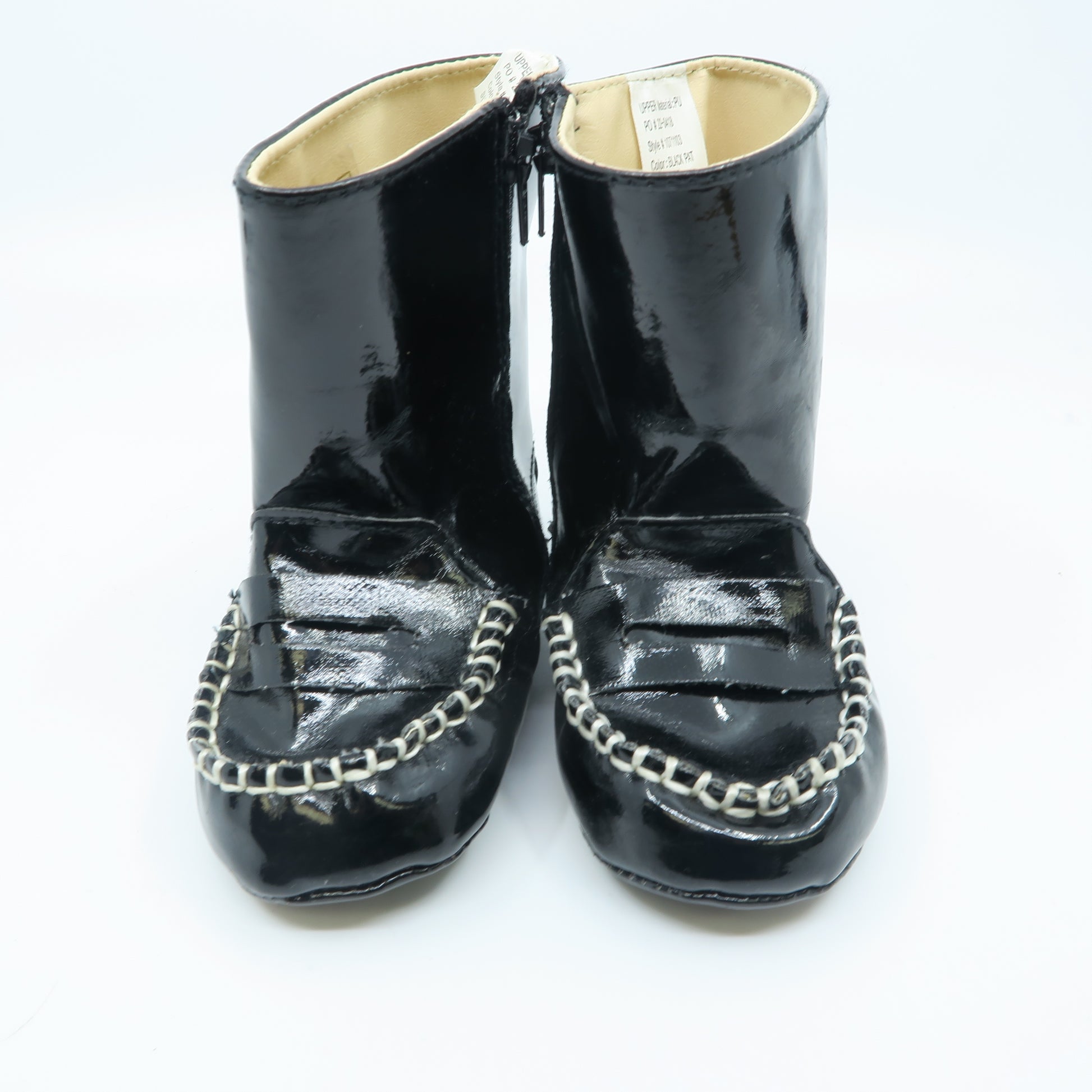 Trumpfit Girls Black Boots Size: 12-18 Months Black