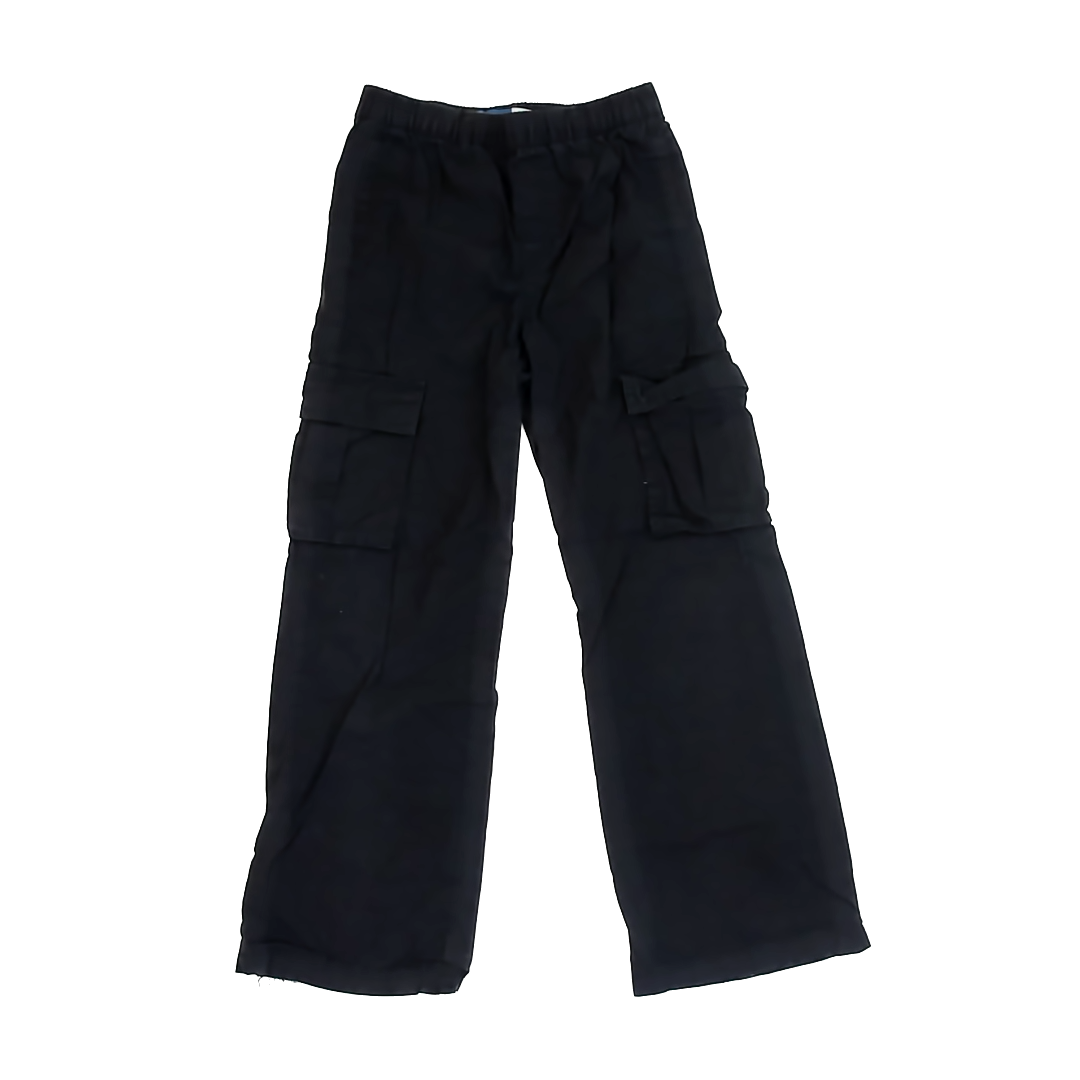 Old Navy Girls Black Cargo Pants Size: L (10-12) Black