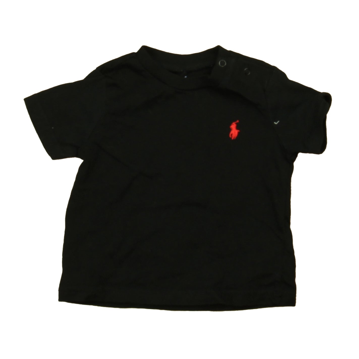 Ralph Lauren Boys Black T-Shirt Size: 6 Months Black
