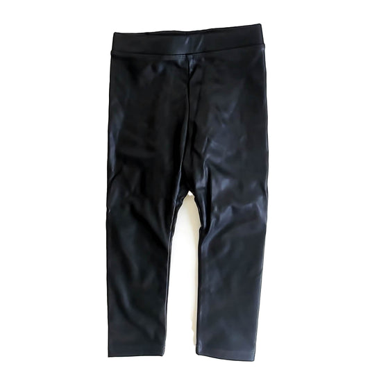 Crewcuts Girls Black Leggings Size: 3T Black