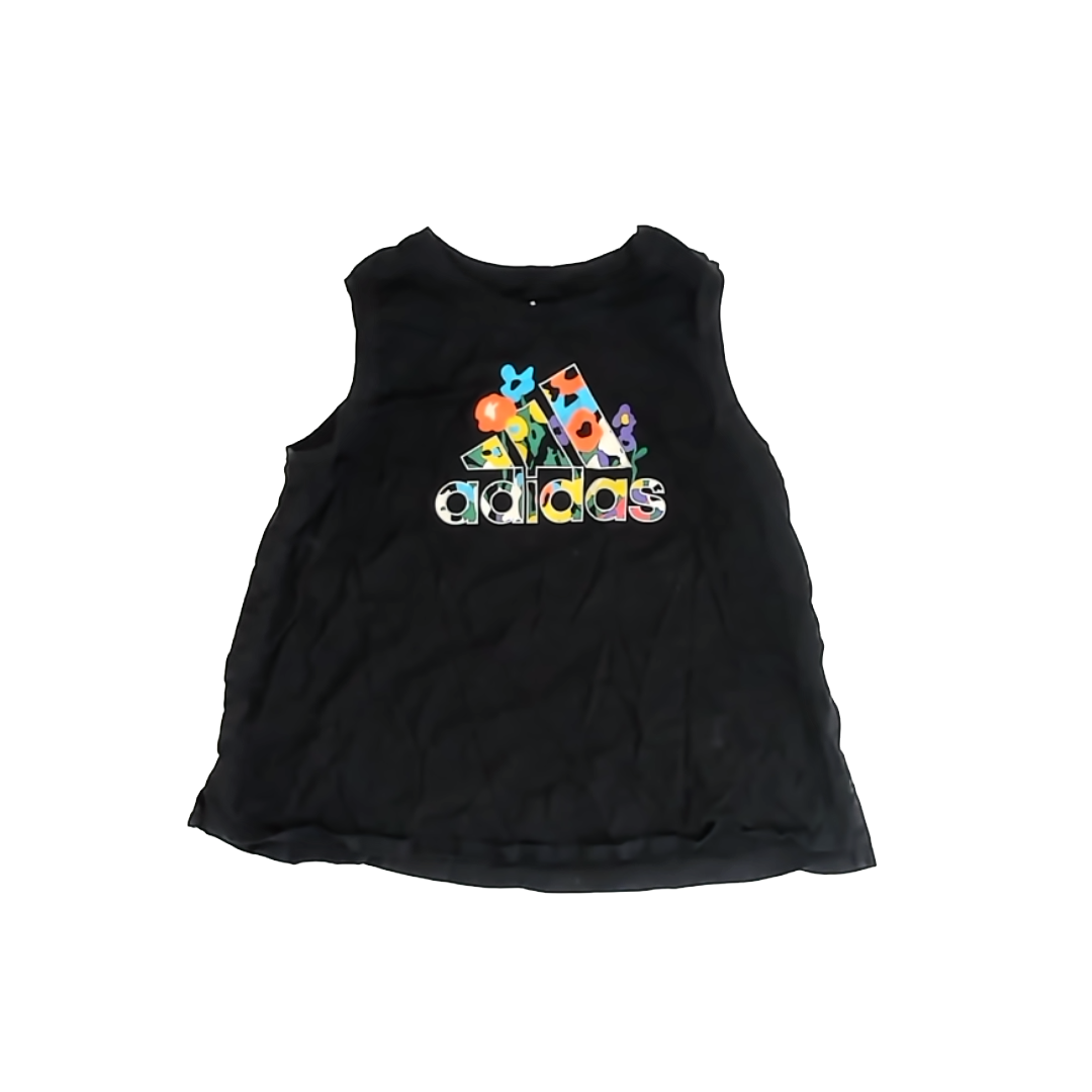 Adidas Girls Black Tank Top Size: Youth XL Black