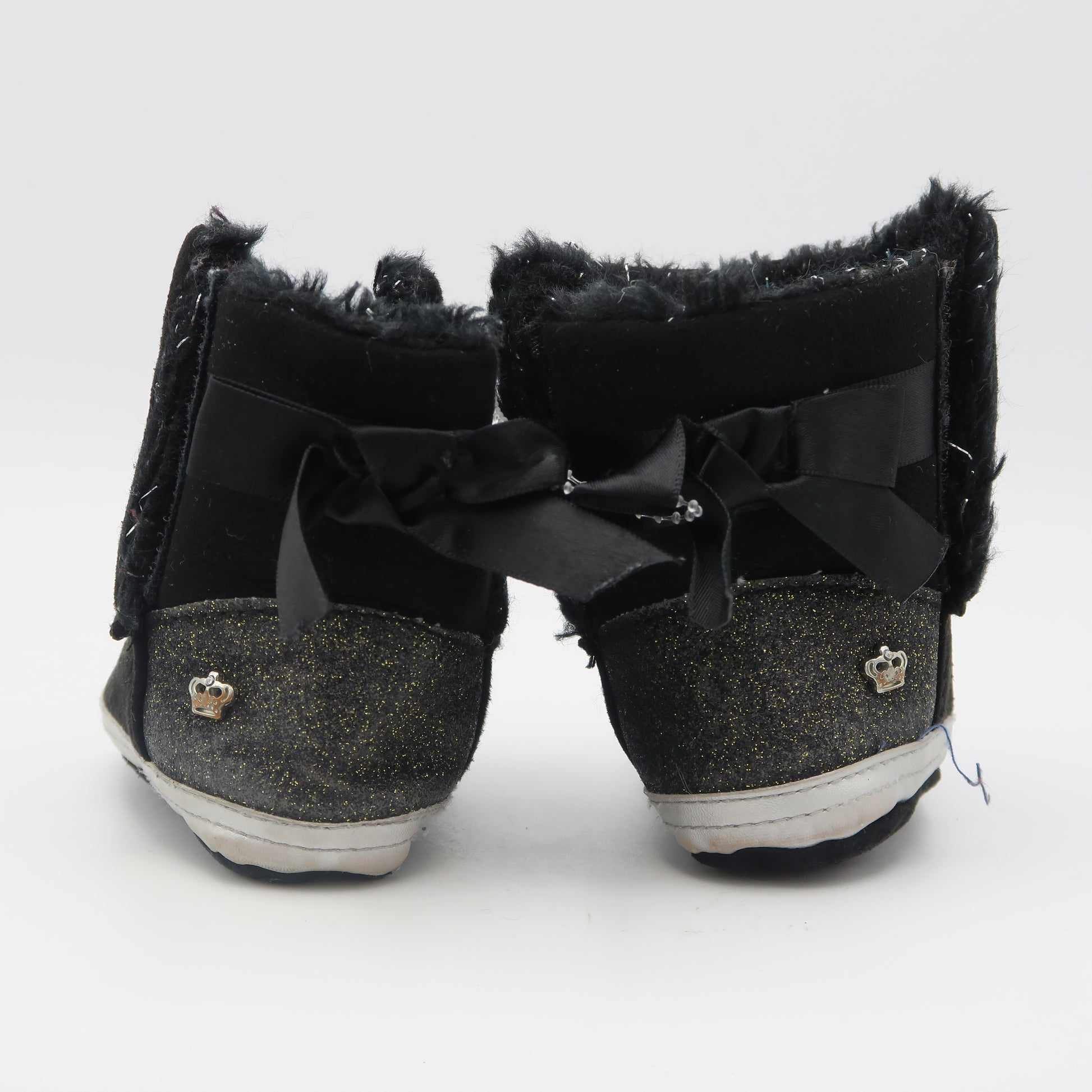 Juicy Couture Girls Black Booties Size: *18-24 Months Black