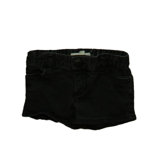 Rockets of Awesome Girls Black Jean Shorts Size: 2T
