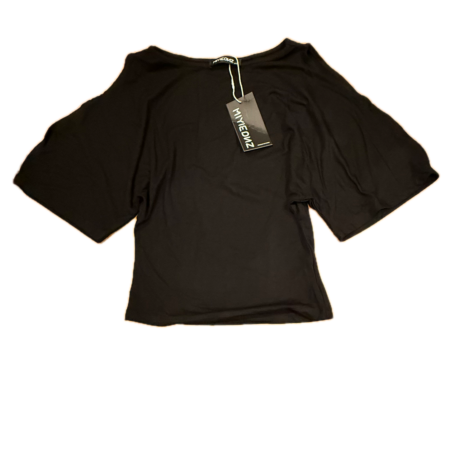Miyieone Girls Black T-Shirt Size: Junior XS Black