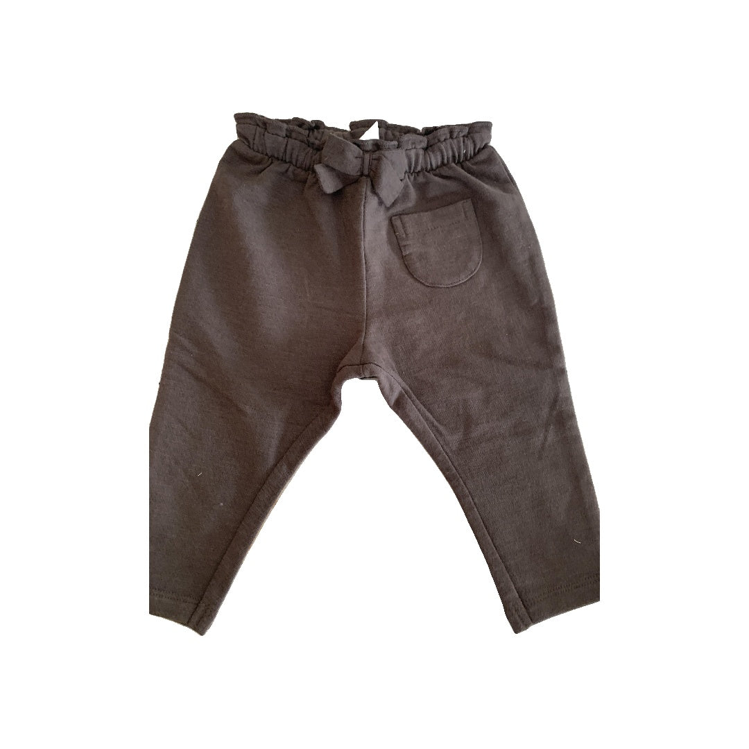 Zara Girls Black Pants Size: 6-9 months Black