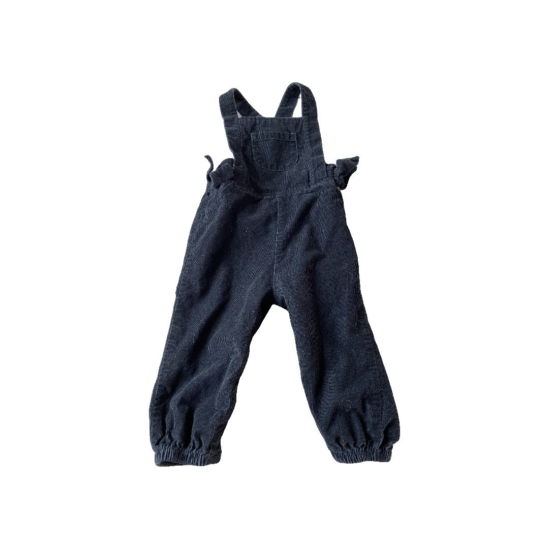 Carters Girls Black Overalls Size: 9 months Black