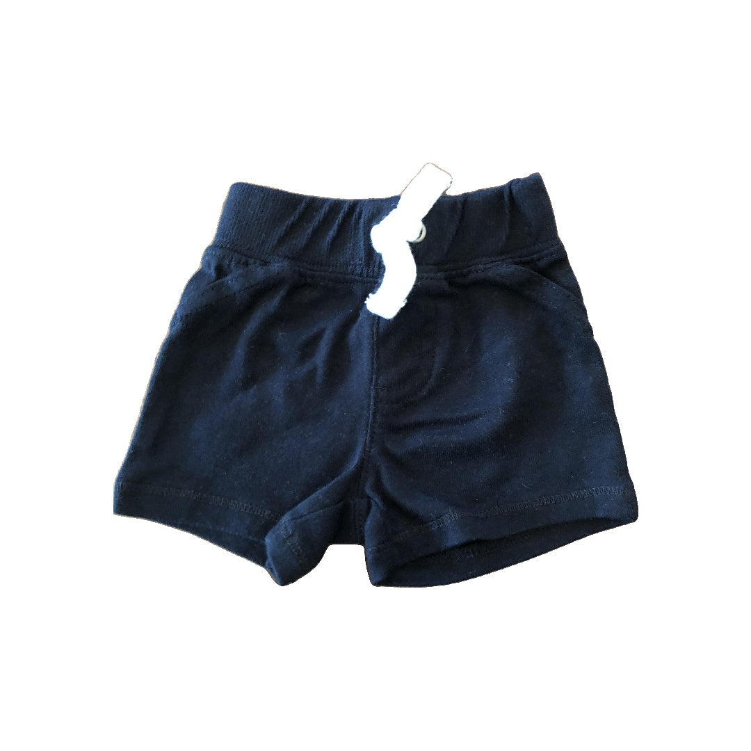 Carters Boys Black Shorts Size: Newborn Black