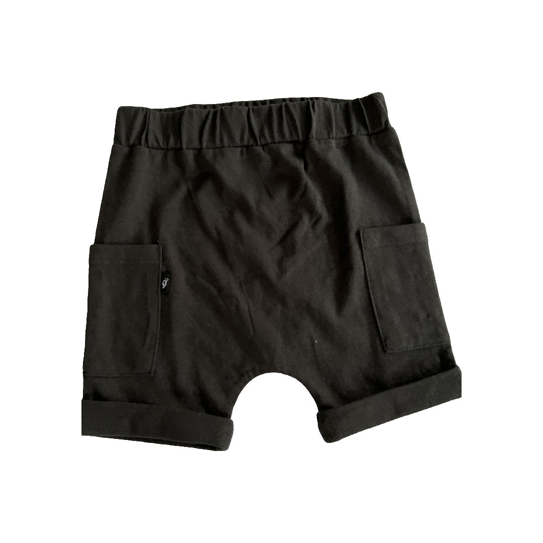 Mini Heroes Boys Black Shorts Size: 12 months Black