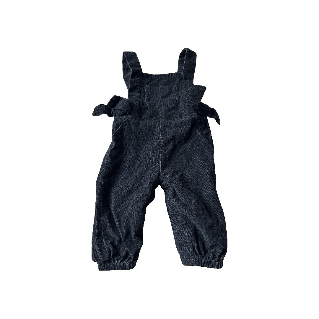 Carters Girls Black Overalls Size: 3 months Black
