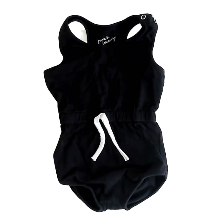 June & January Girls Black Romper Size: 2T Black
