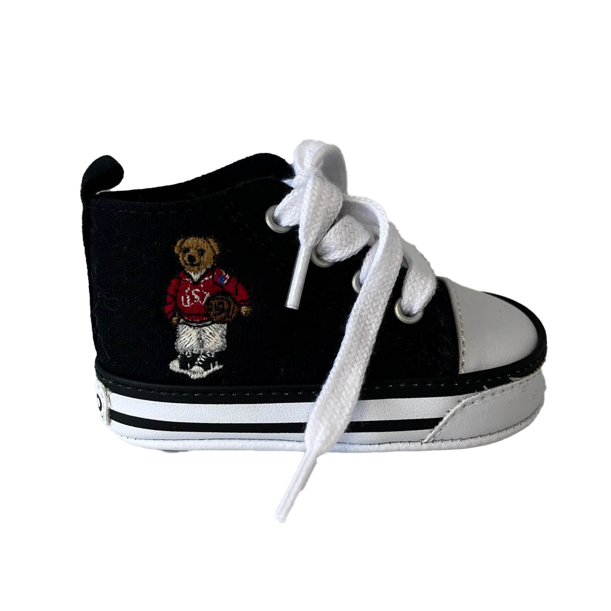Ralph Lauren Boys Black Sneakers Size: 1 Infant Black