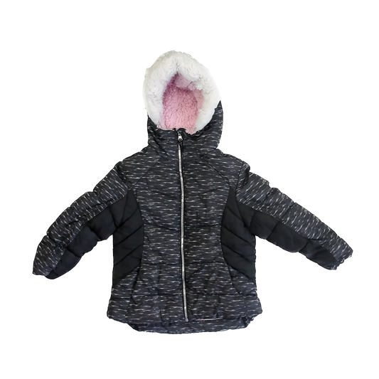 Zero Posur Girls Black Winter Coat Size: 6 Years Black