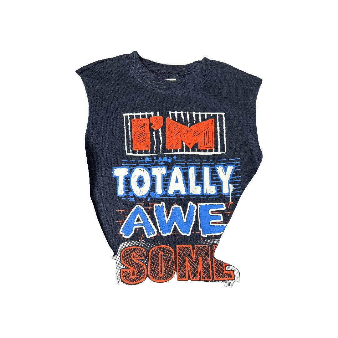 Unisex Black Long Sleeve Shirt Size: 4T Black