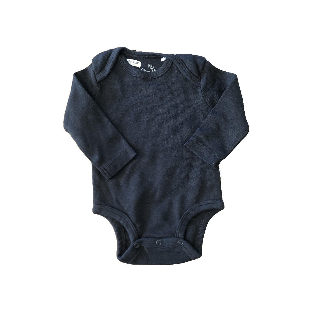 Oliver & Rain Boys Black Onesie Size: 3 months Black