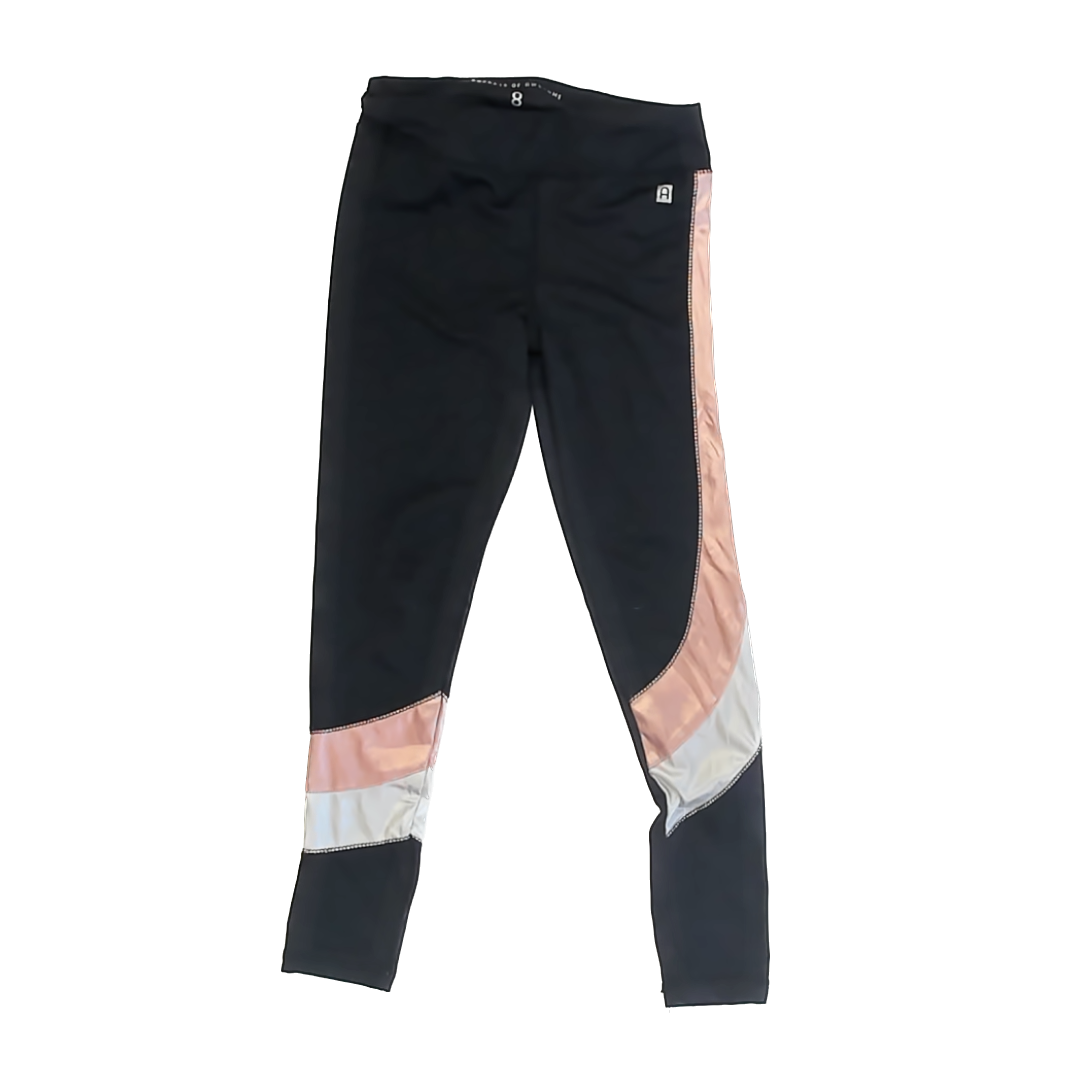 Rockets Of Awesome Girls Black Leggings Size: 8 Years Black