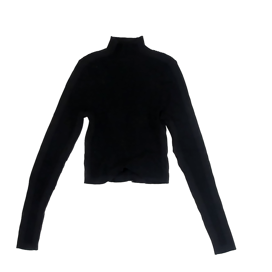 Forever 21 Girls Black Long Sleeve Shirt Size: L Black