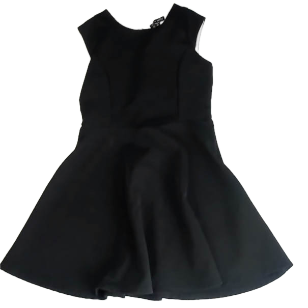 Ava & Yelly Girls Black Dress Size: 10 Years Black