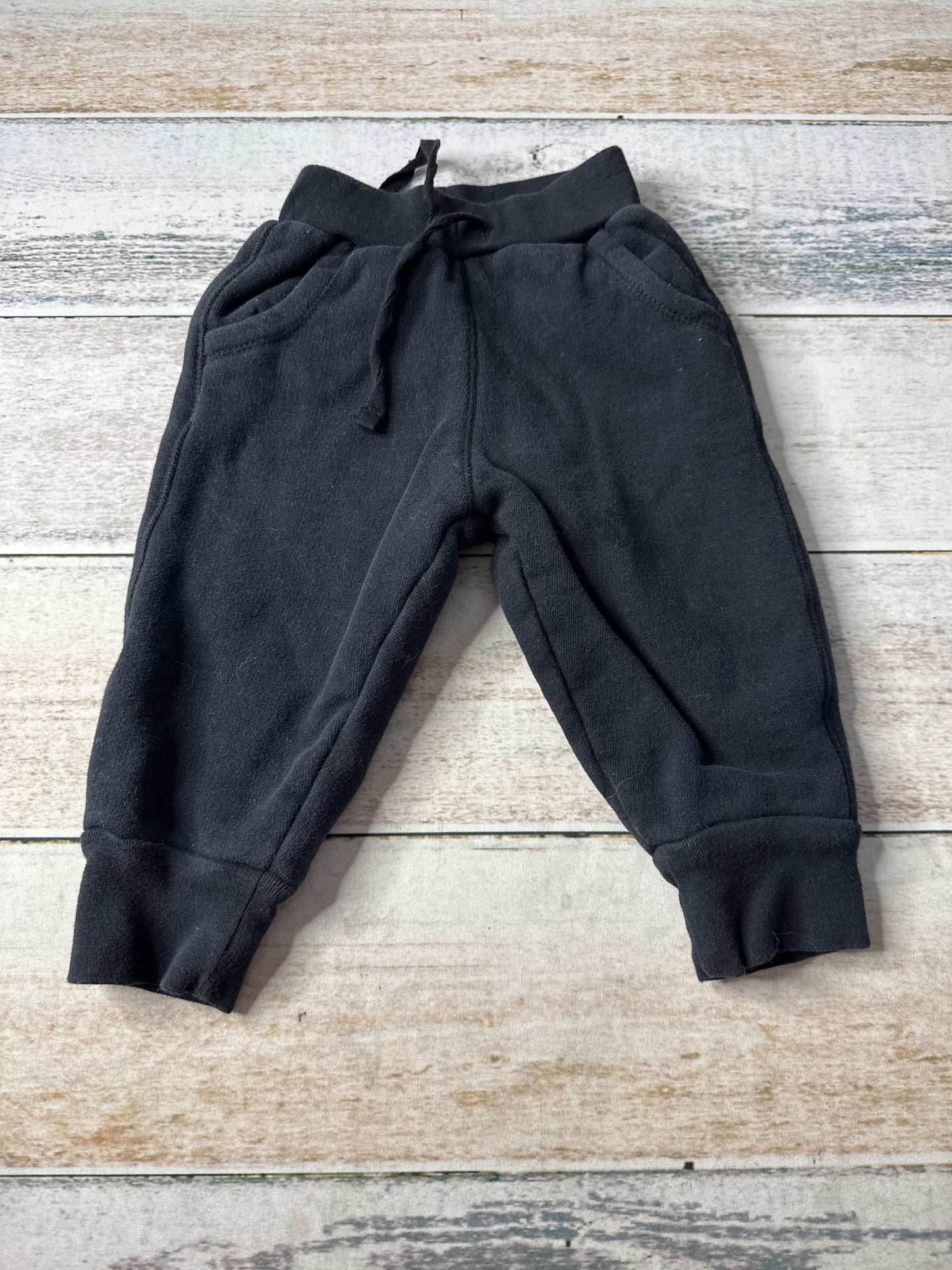 Kidential Unisex Black Pants Size: 12-18 months Black