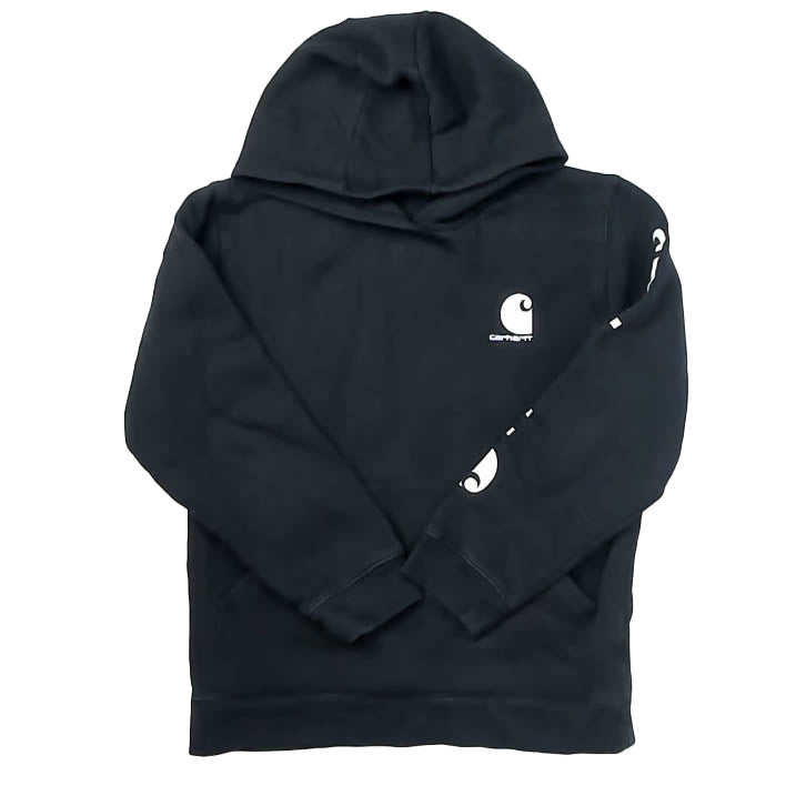 Carhardt Boys Black Hoodie Size: 18-20 Years Black