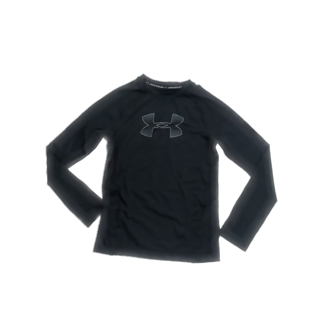 Under Armour Boys Black Athletic Top Size: YS (8 Years) Black