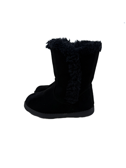 Cat & Jack Girls Black Boots Size: 7 Toddler Black