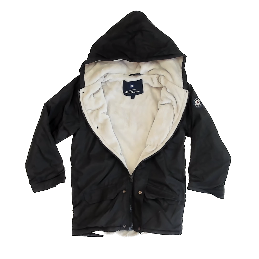 Ben Sherman Boys Black Jacket Size: 7 Years Black