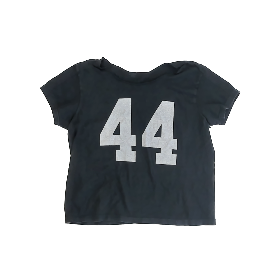 John Galt Girls Black T-Shirt Size: One Size Black