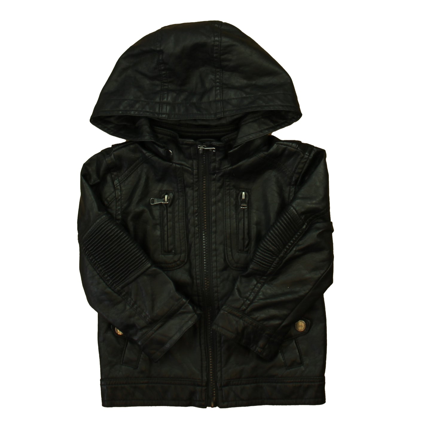 Urban Republic Girls Black Jacket Size: 24 Months Black