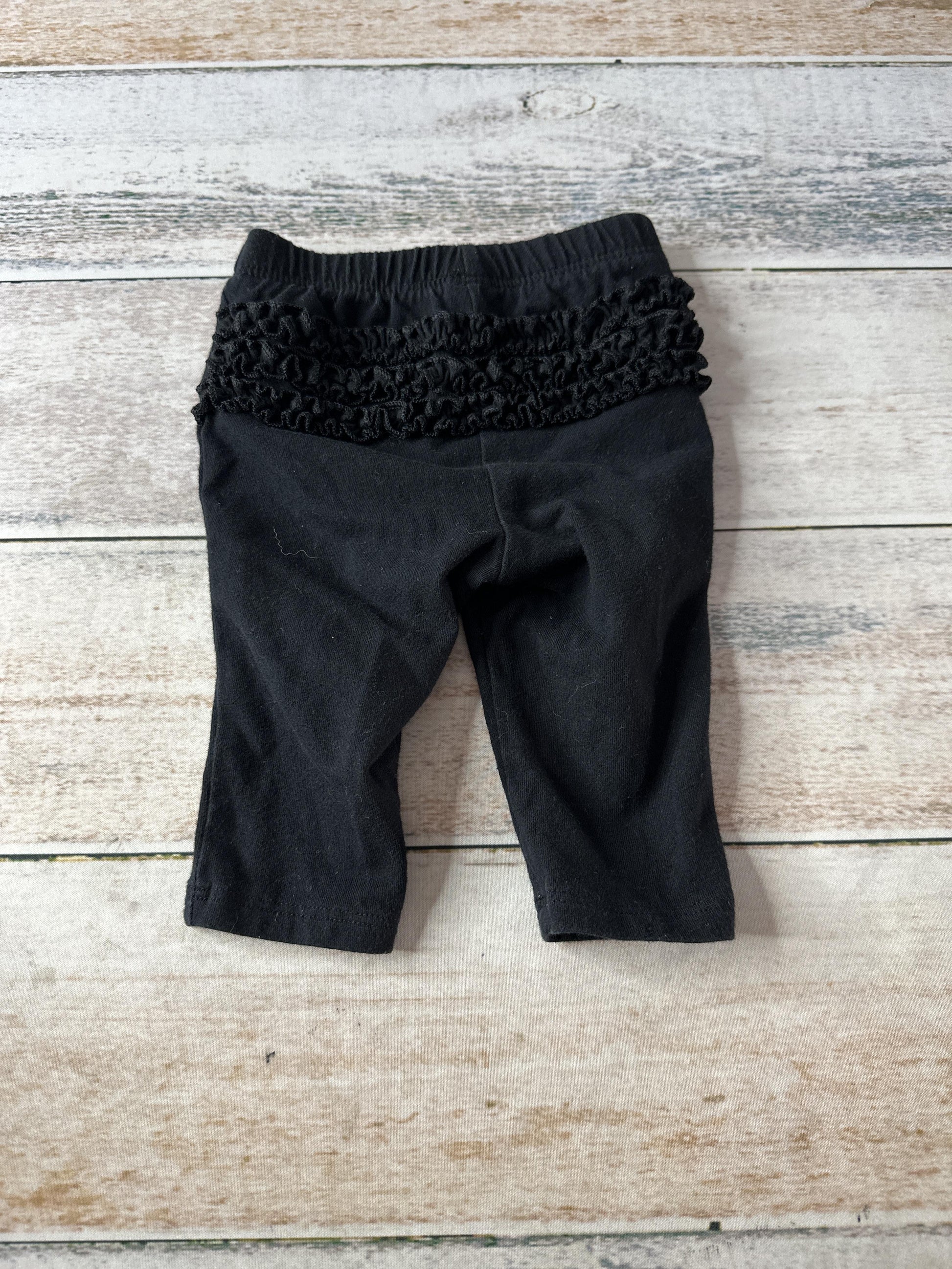 Old Navy Girls Black Pants Size: 3-6 months Black