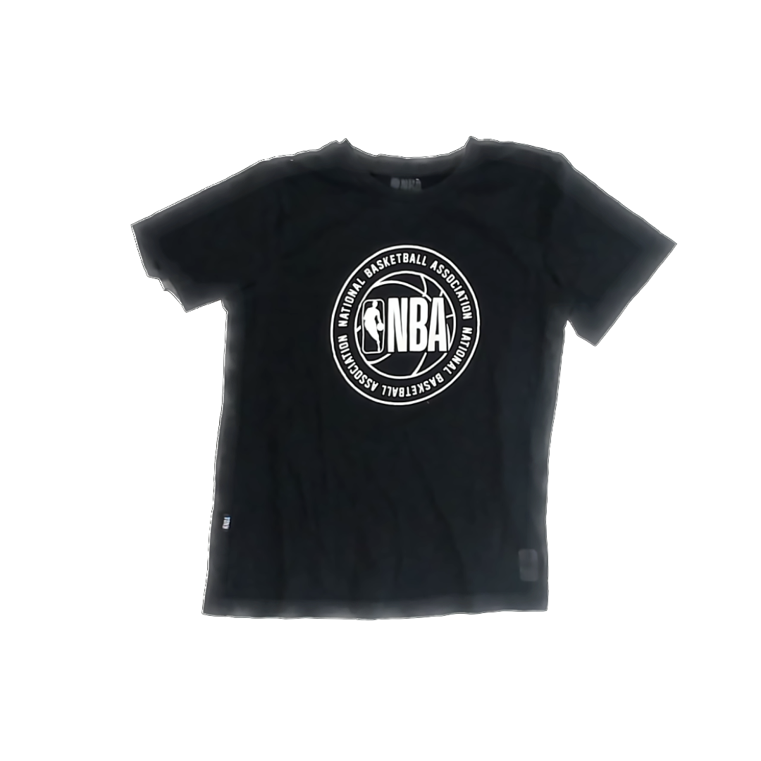 NBA Boys Black T-Shirt Size: 10-12 Years Black