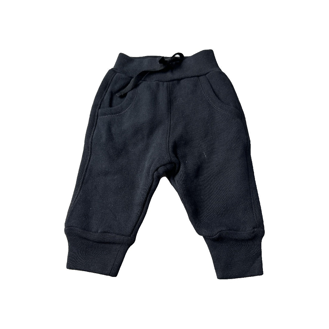 Kidential Unisex Black Pants Size: 3-6 months Black