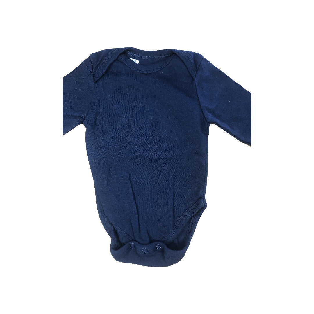 Leveret Unisex Black Onesie Size: 3-6 months Black