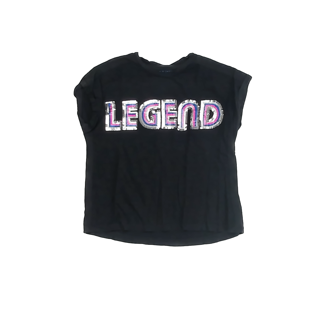 Rockets Of Awesome Girls Black T-Shirt Size: 10 Years Black